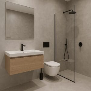 Pavimenti in resina bagno,Pavimento decorativo senza fughe
